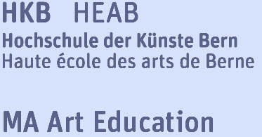 Hochschule der Künste Bern Art Education